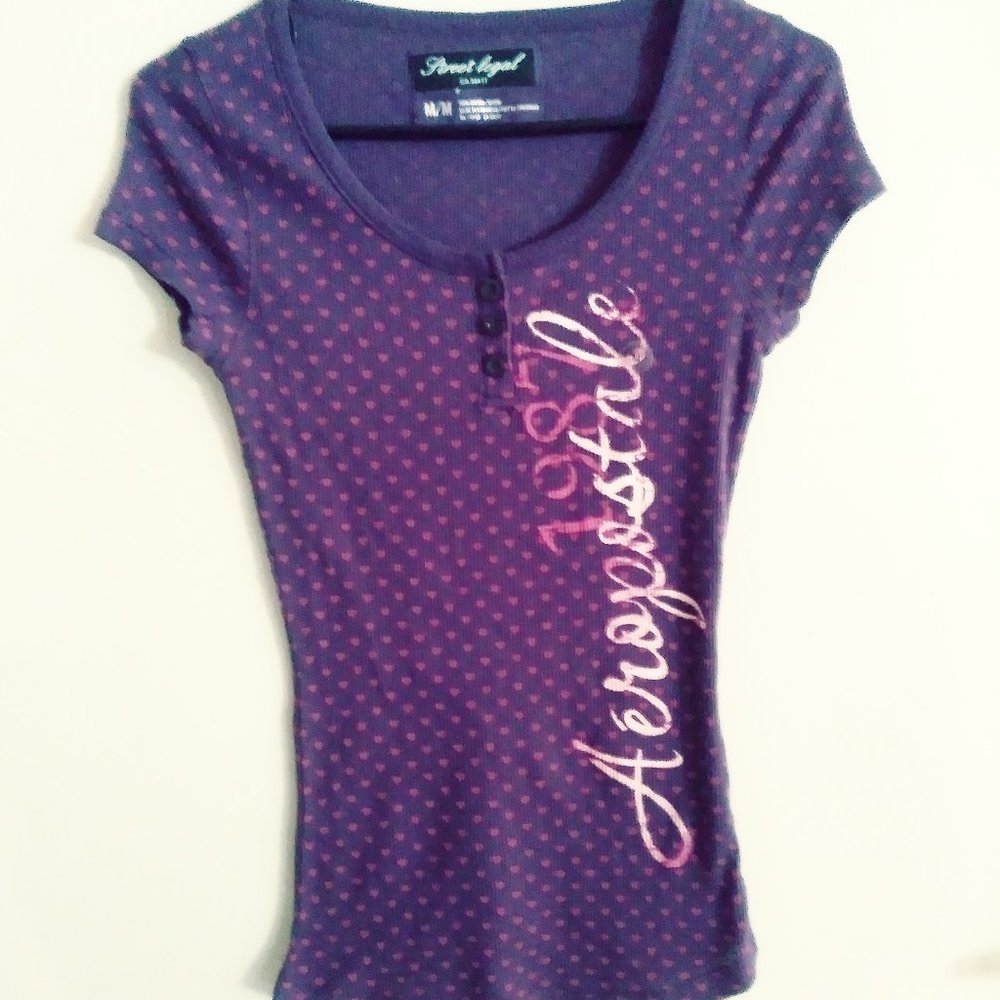 STREET LEGAL "Aeropostale1987" WOMEN'S TOP, NWOT